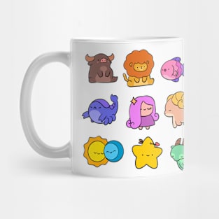 Cute Zodiac Characters Mug